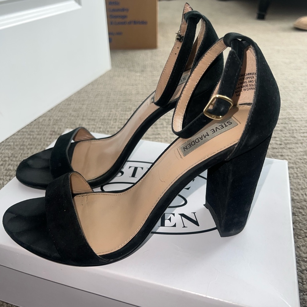 Steve Madden Suede Block Heel
